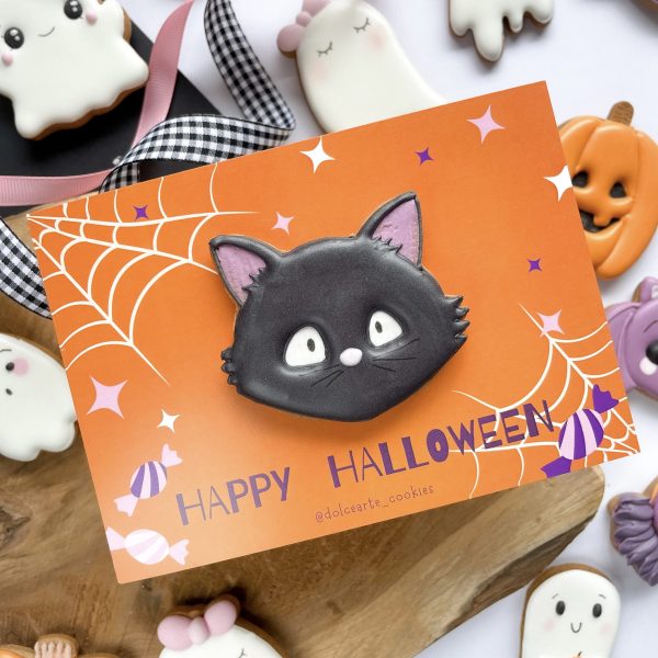 Kotek - ozdobna kartka