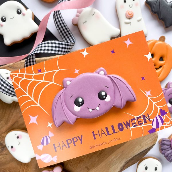 Nietoperek - ozdobna kartka