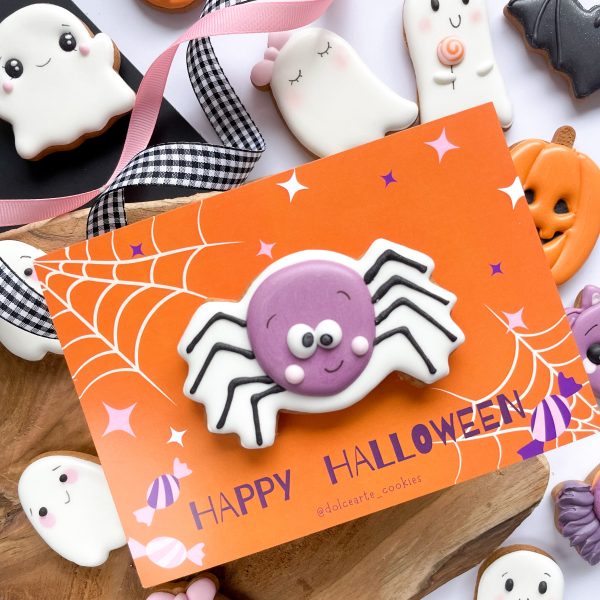 Pajączek - kolorowa kartka