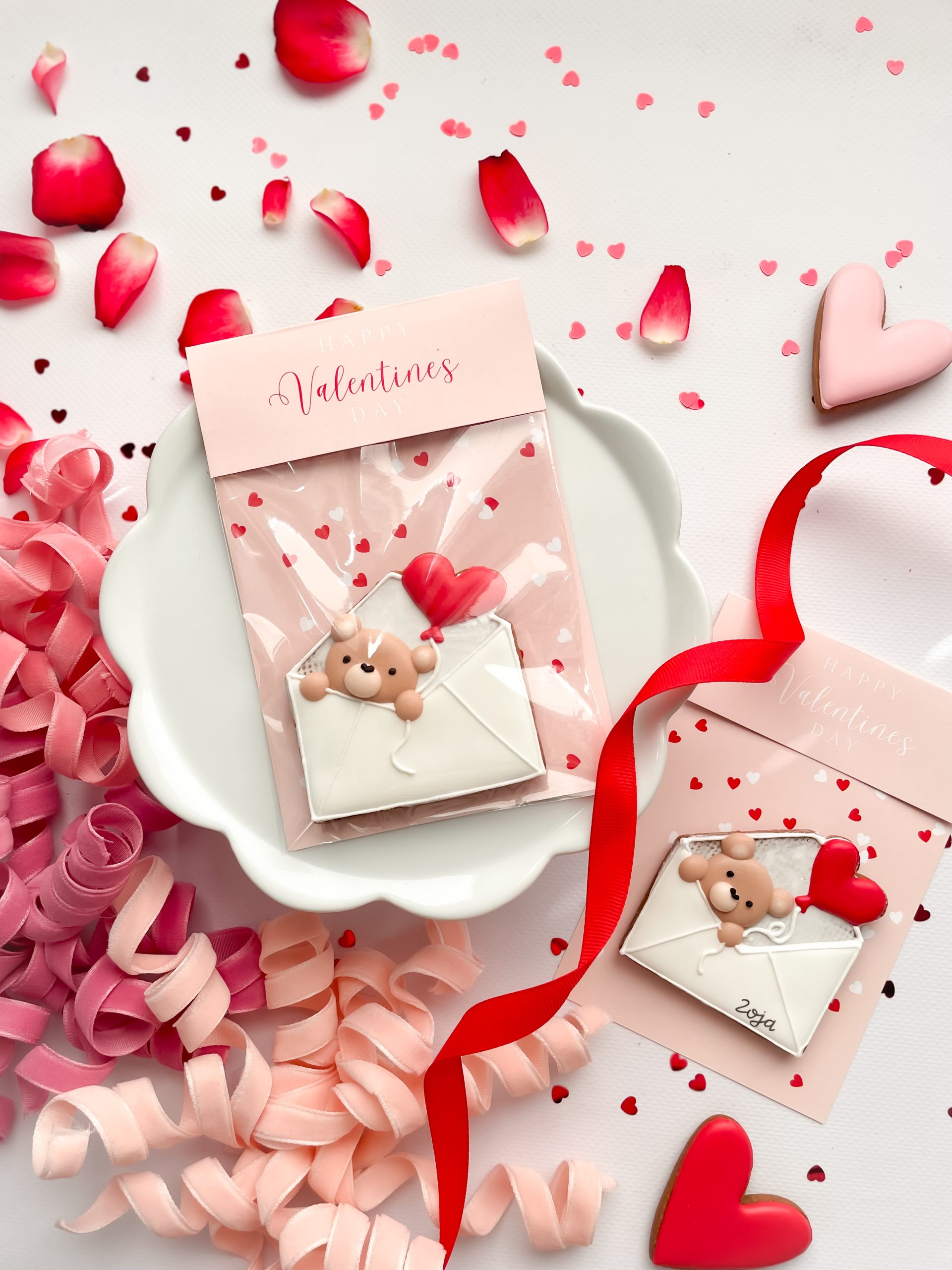 List miłosny z misiem