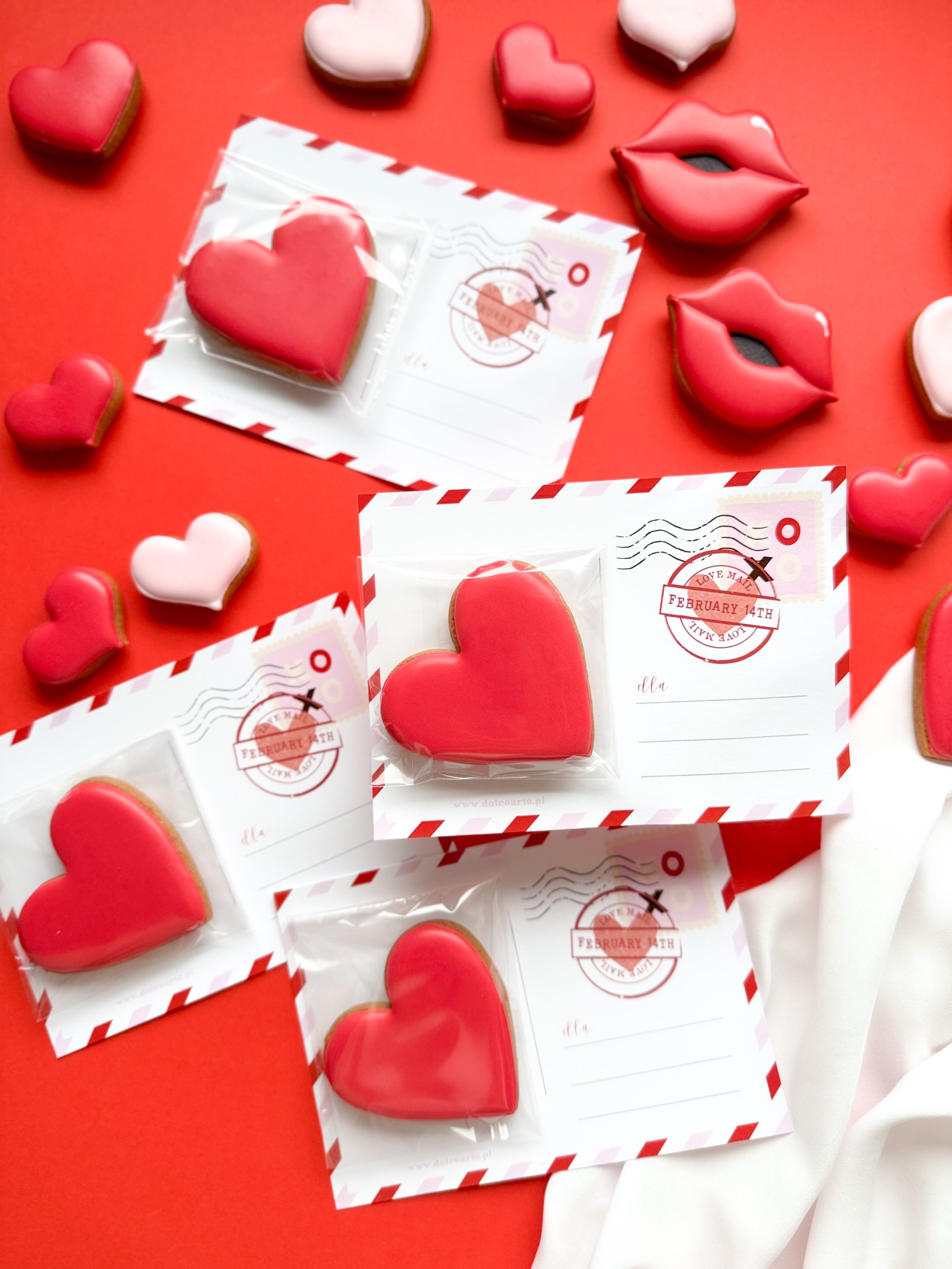 Kartka Walentynkowa - serduszko