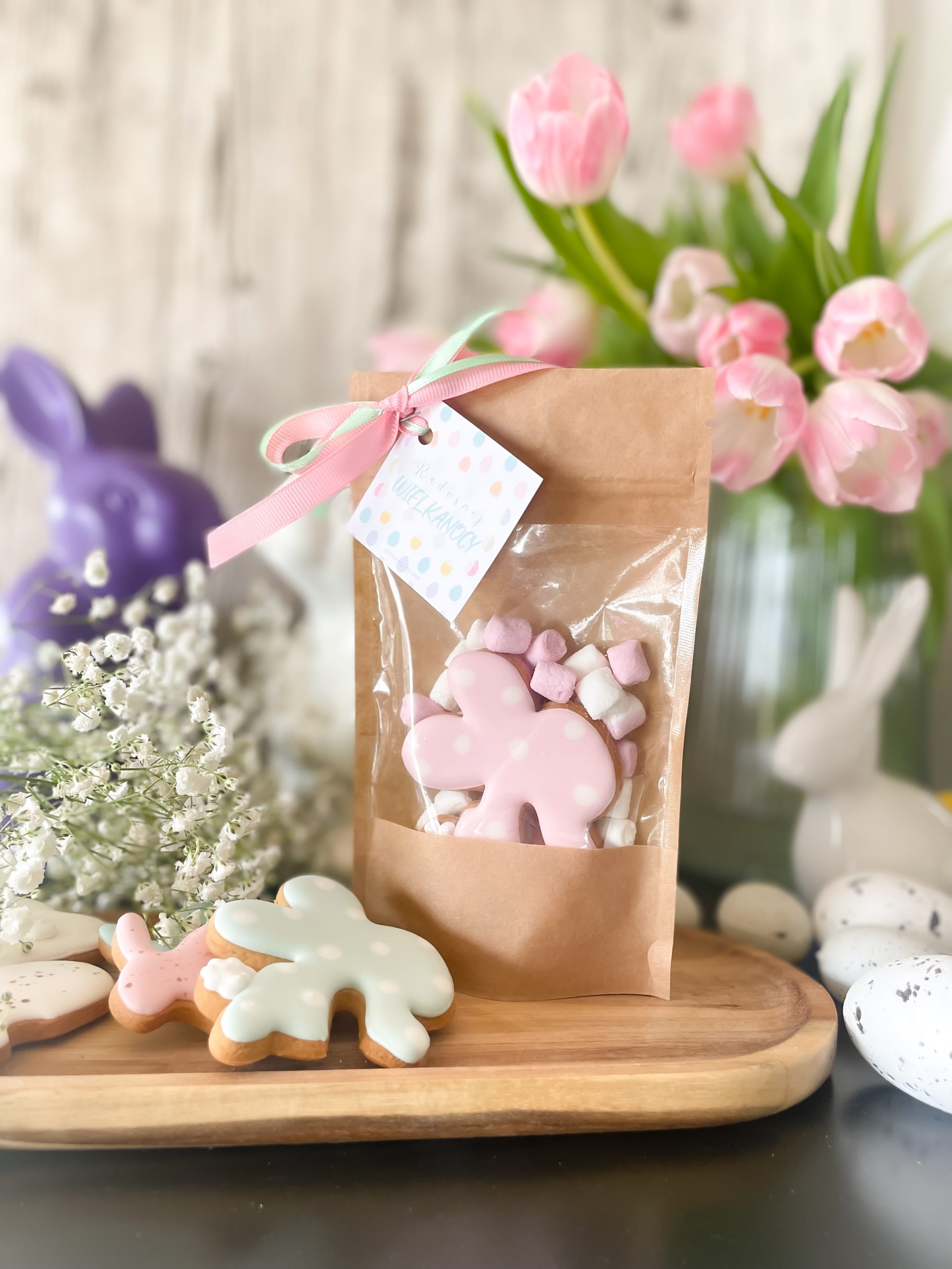 Zajączek pastelowy na kubek (wybór koloru) - obrazek 2