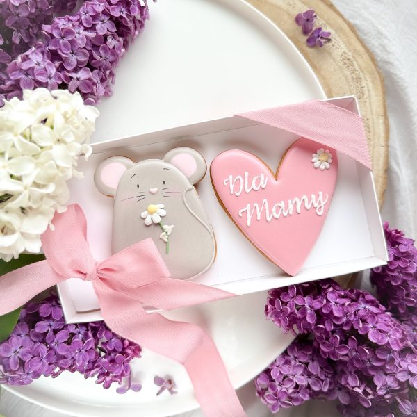 Myszka i serce - zestaw dla Mamy
