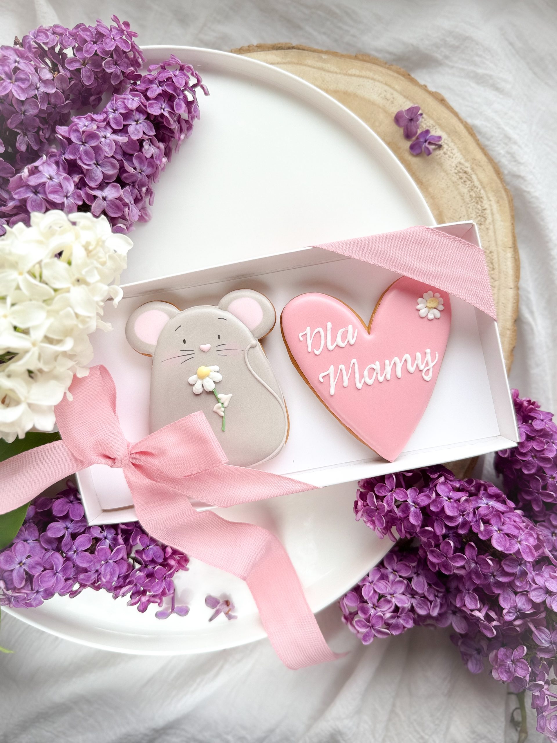 Myszka i serce - zestaw dla Mamy