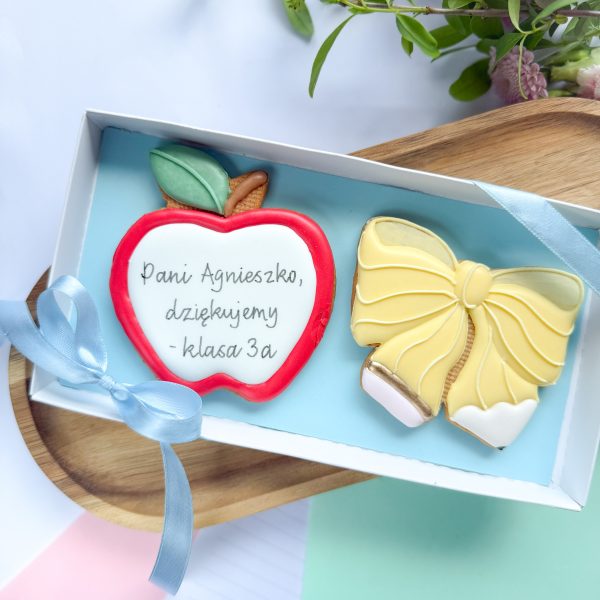 Jabłko z kokardą - zestaw