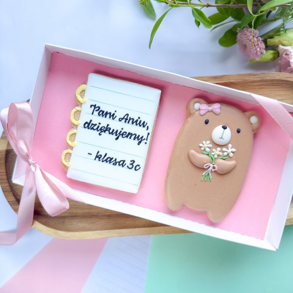 Miś z notesem - zestaw