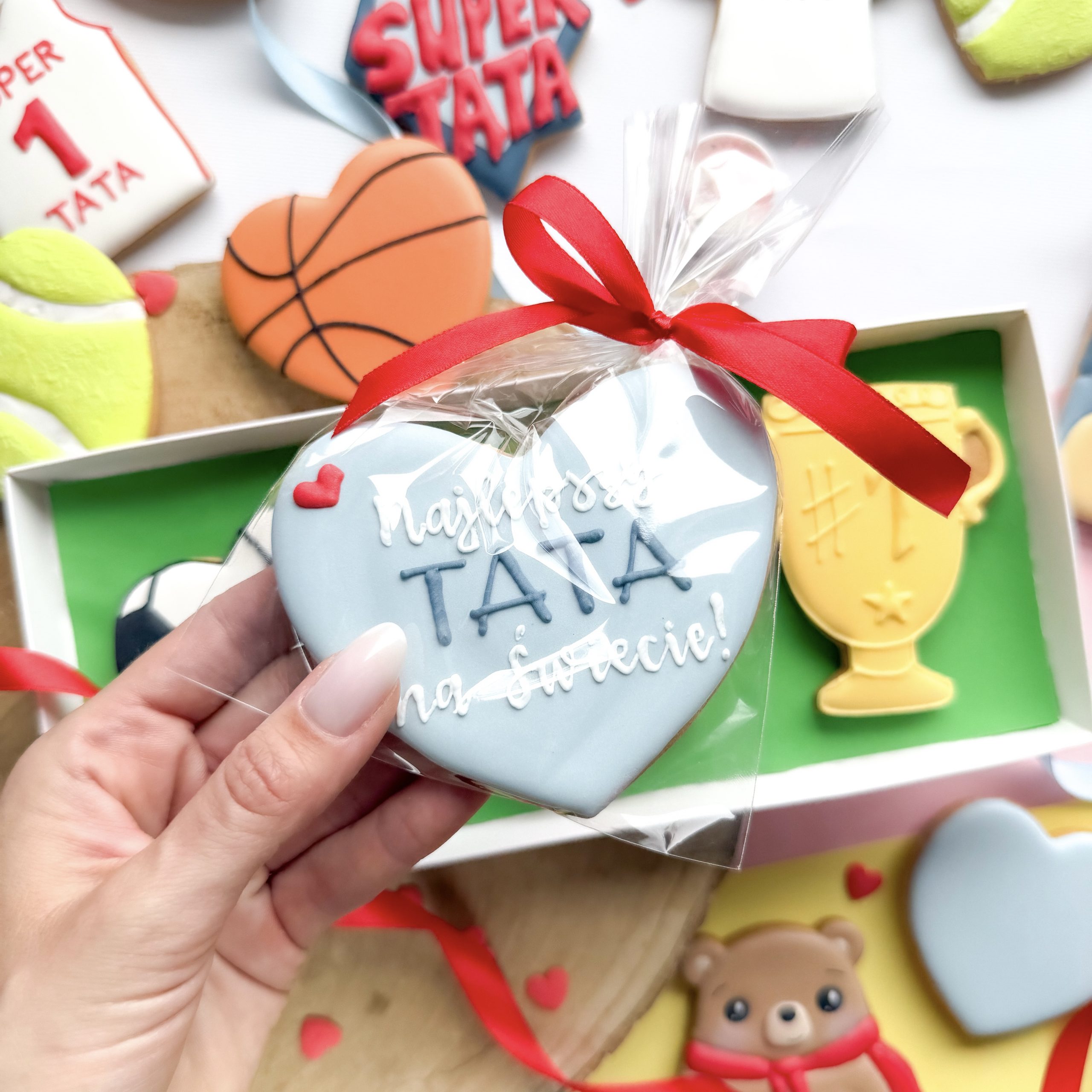 Serce XL dla Taty - dowolny napis