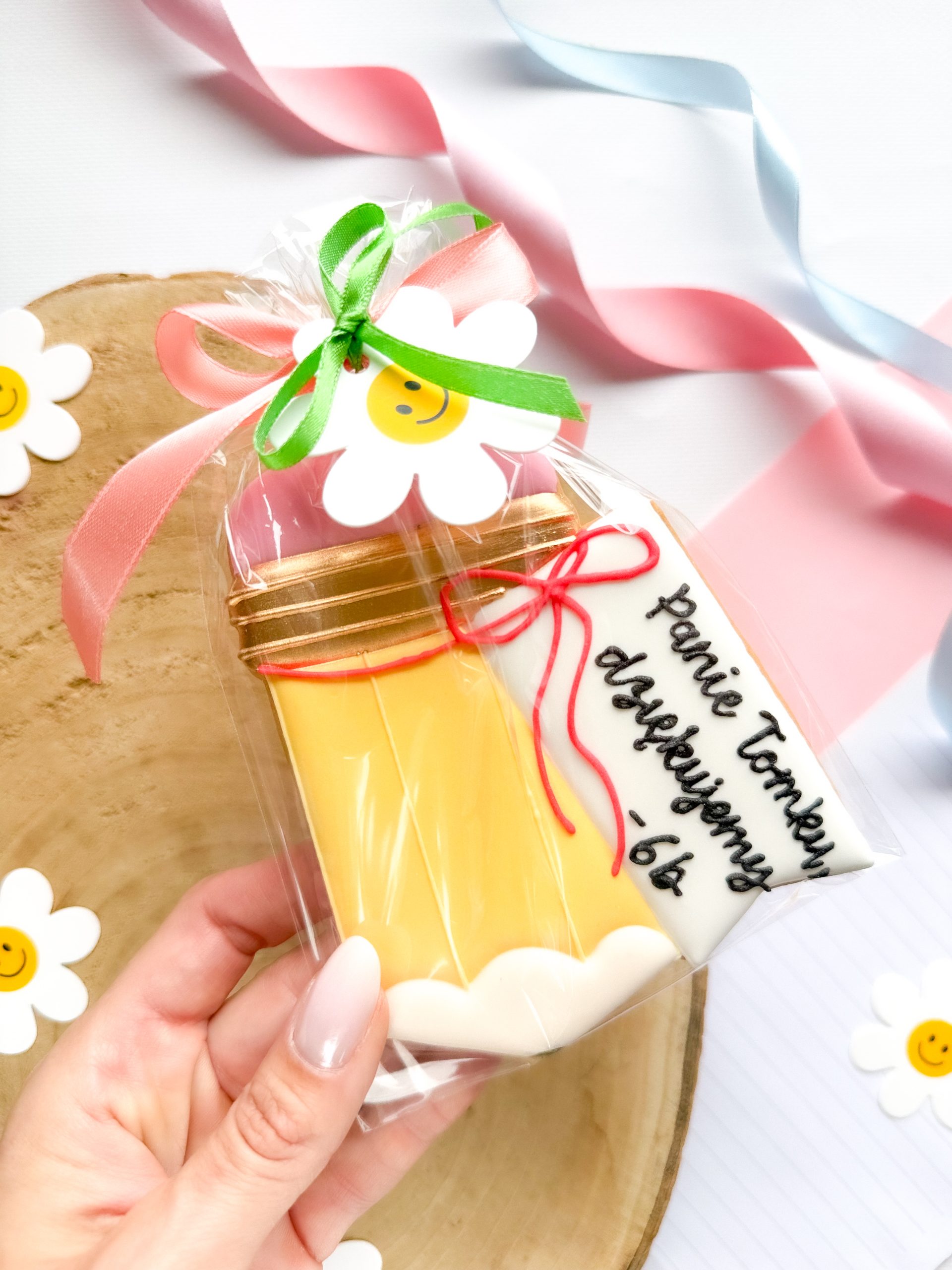 Ołówek XL z zawieszką - dowolny napis - obrazek 2