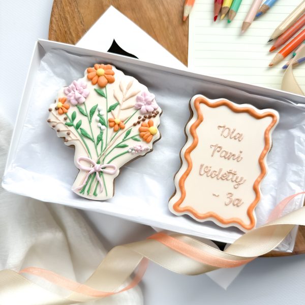 Bukiet z plakietką - zestaw