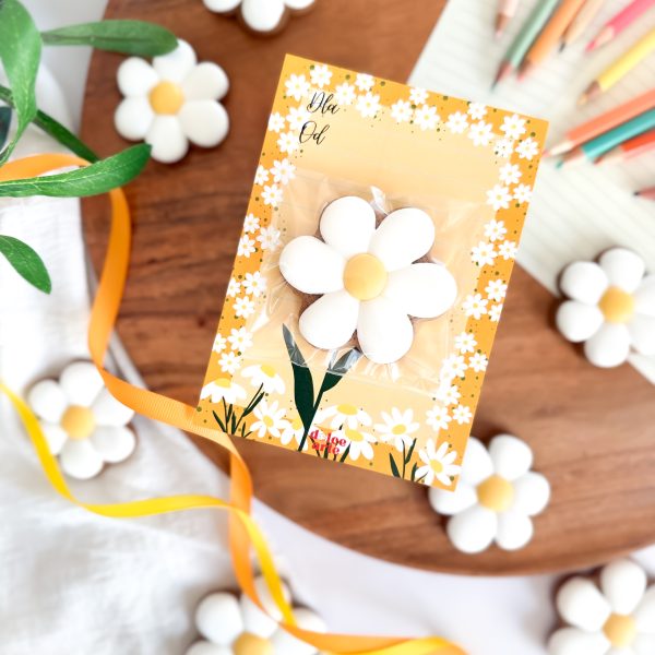 Kwiatuszek - kartka dla nauczyciela