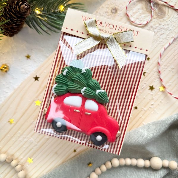 Auto z choinką