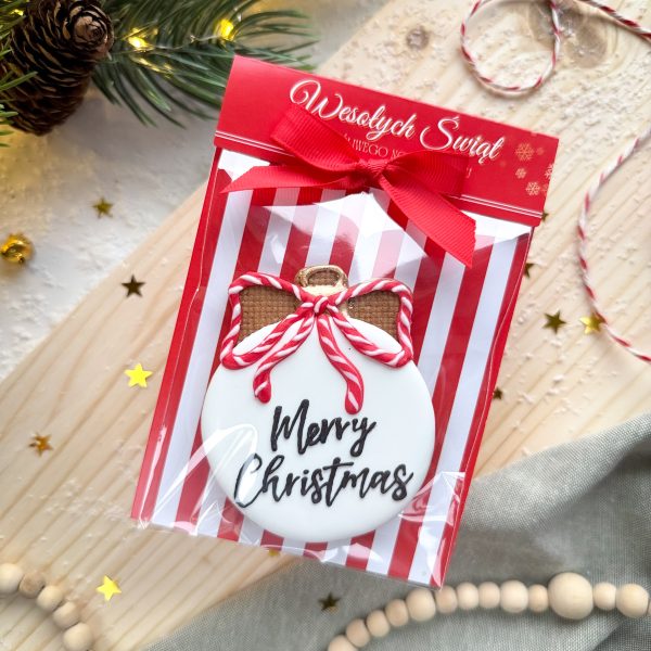 Bombka Merry Christmas
