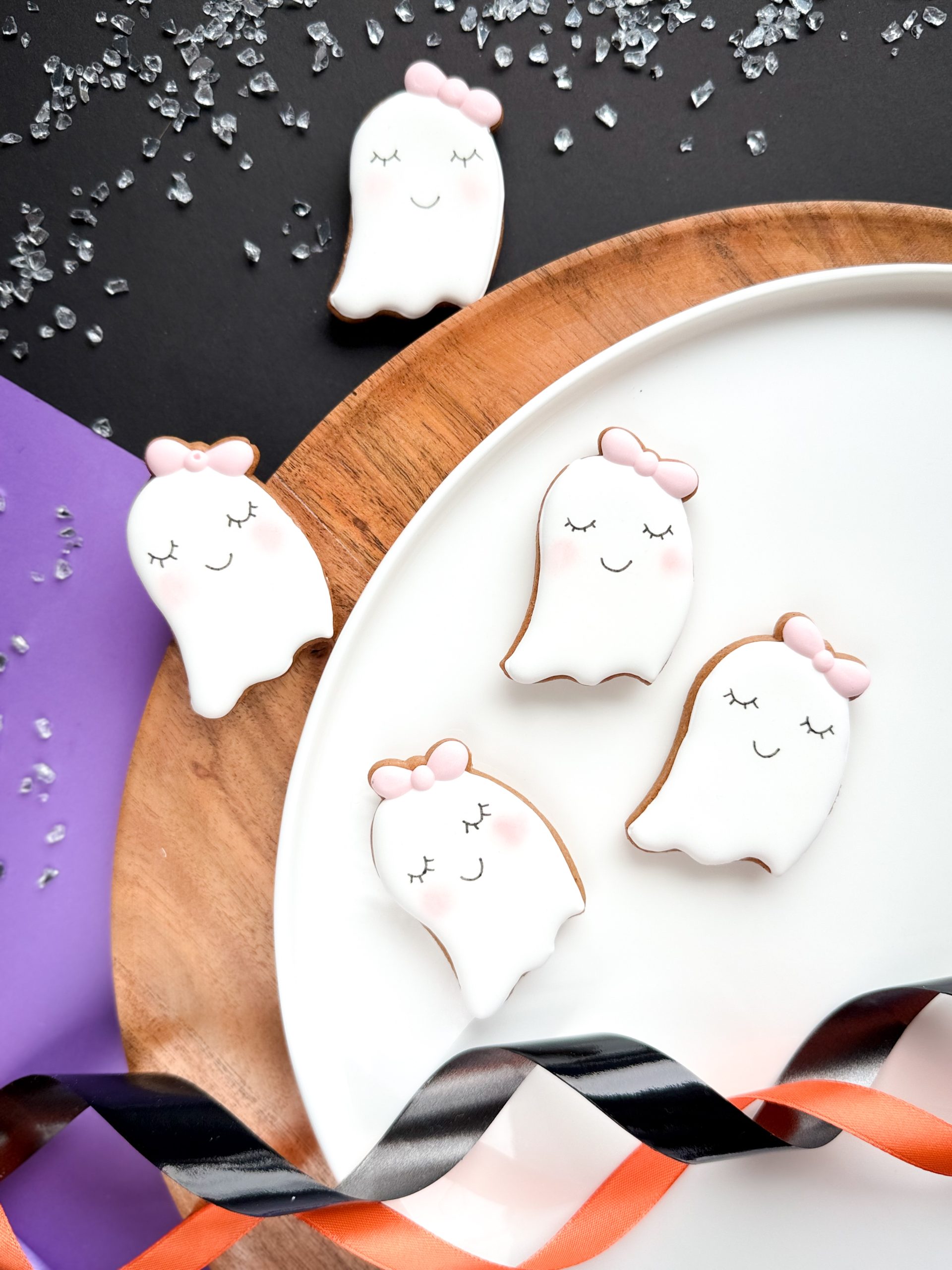 Duszki z kokardką - 5 szt