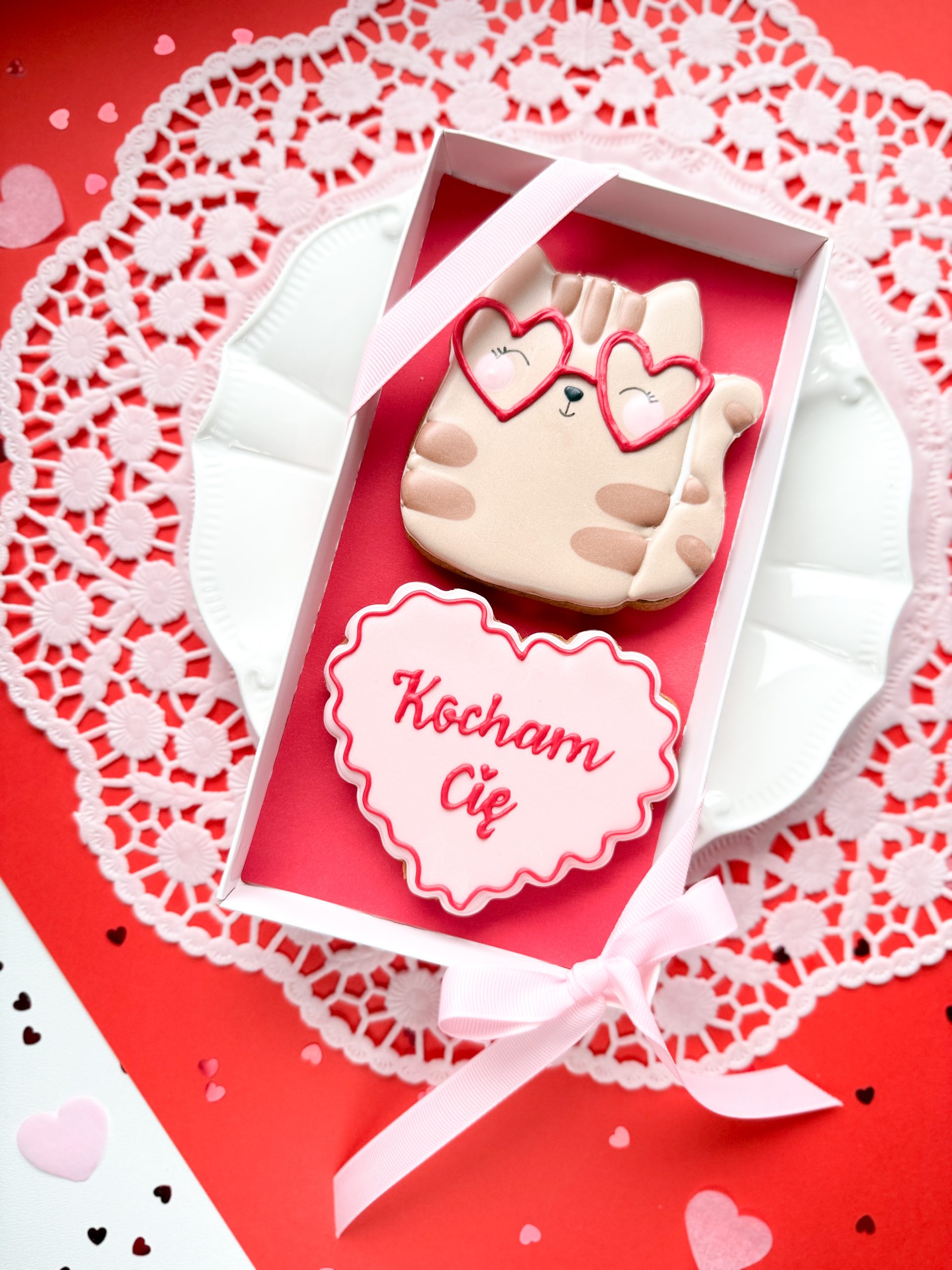 Zakochany kotek- zestaw