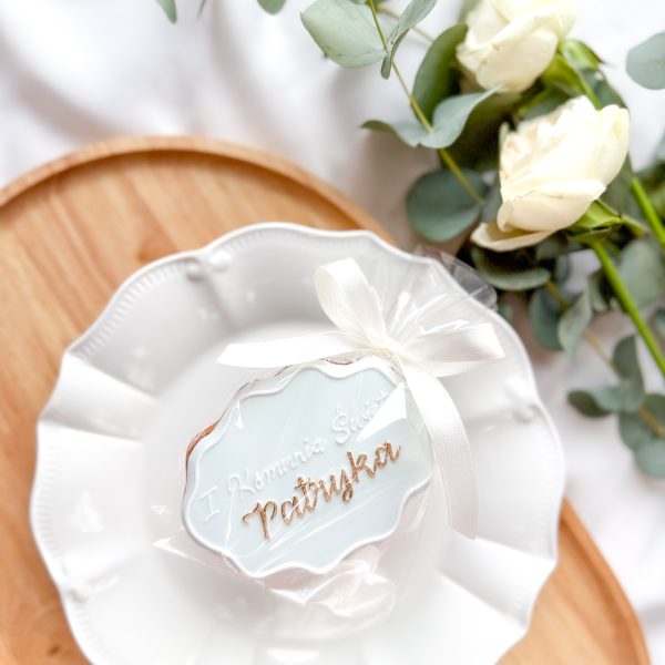 Plakietka ręcznie personalizowana (wybór koloru)