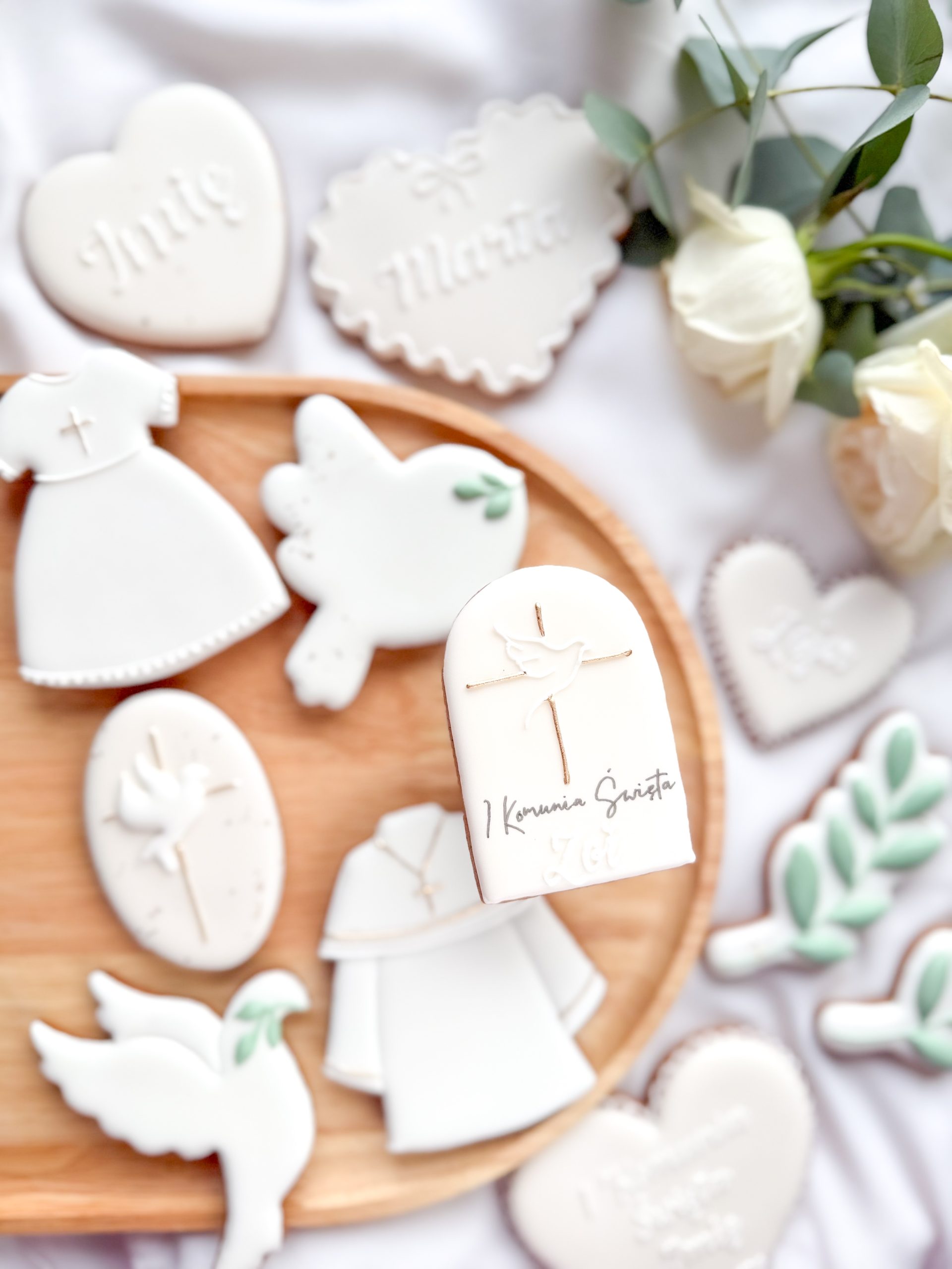 Plakietka z gołąbkiem (wybór koloru) - obrazek 2