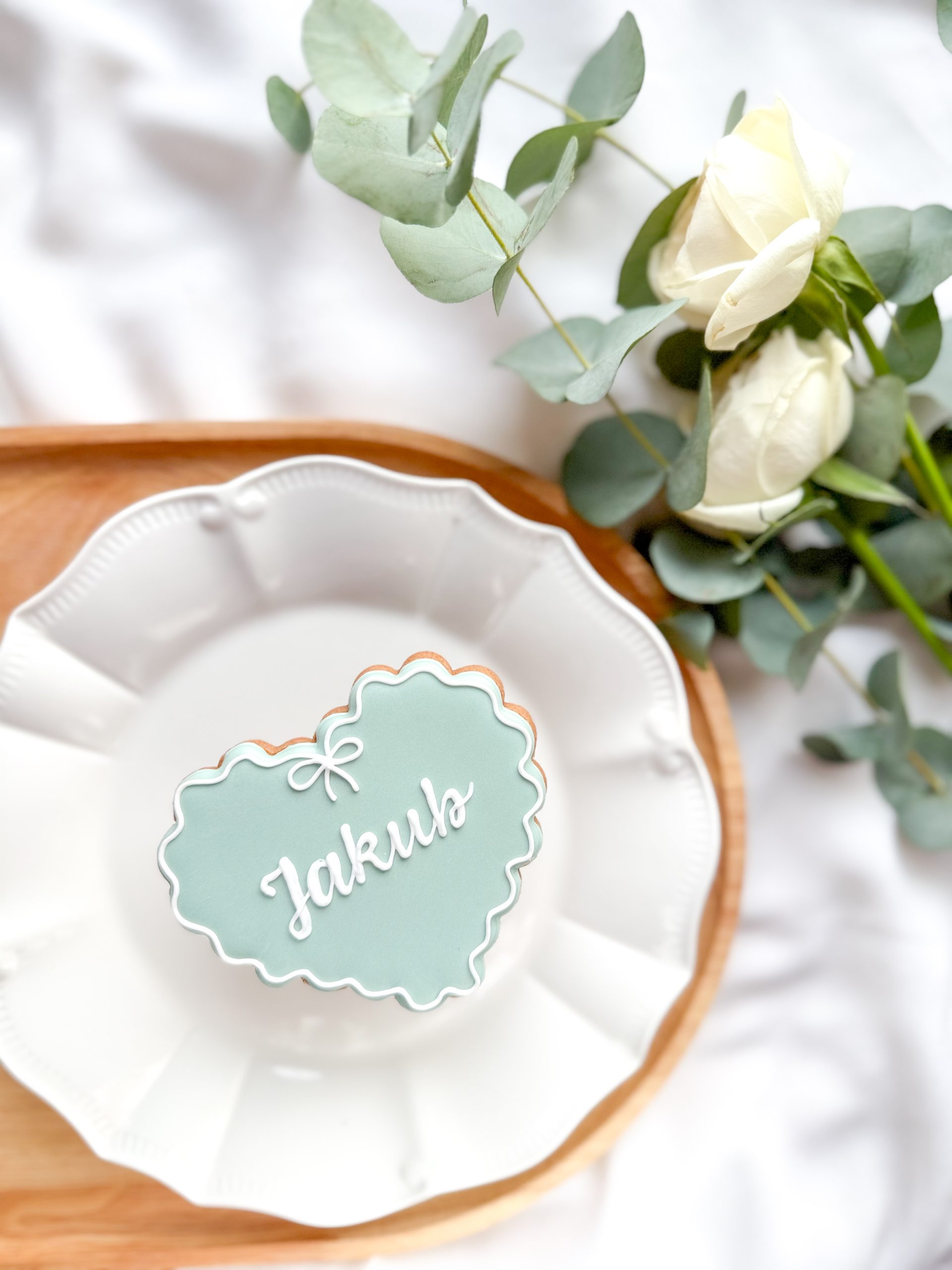 Serce falowane z imieniem (wybór koloru) - obrazek 2