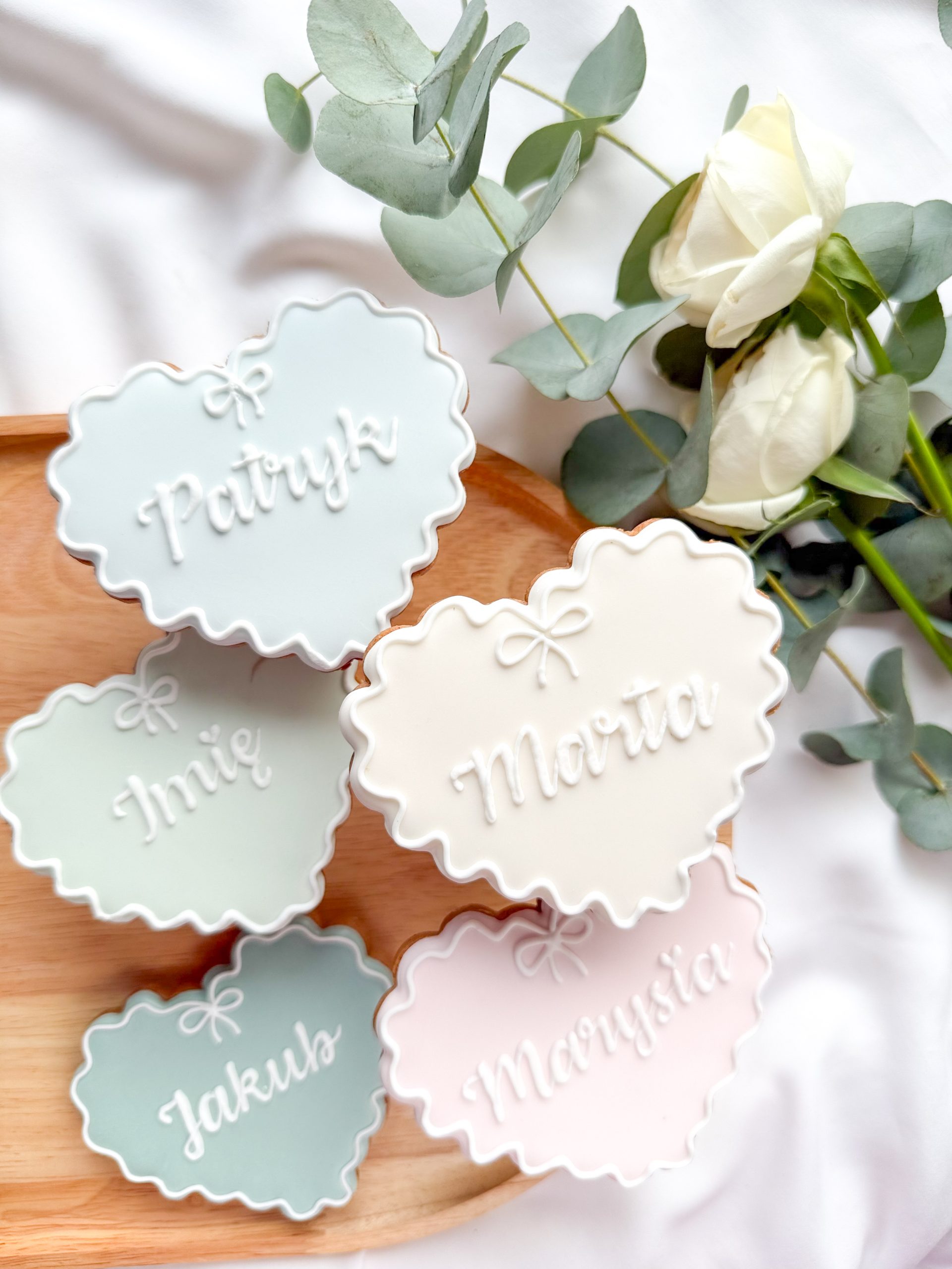 Serce falowane z imieniem (wybór koloru)