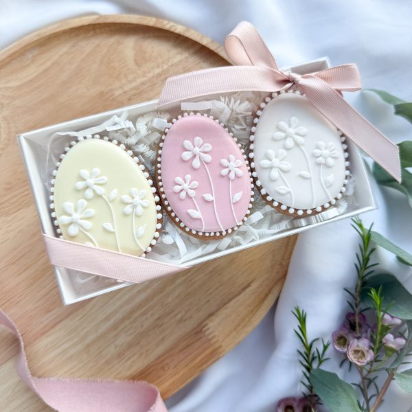 Pastelowe trzy pisanki mniejsze - zestaw