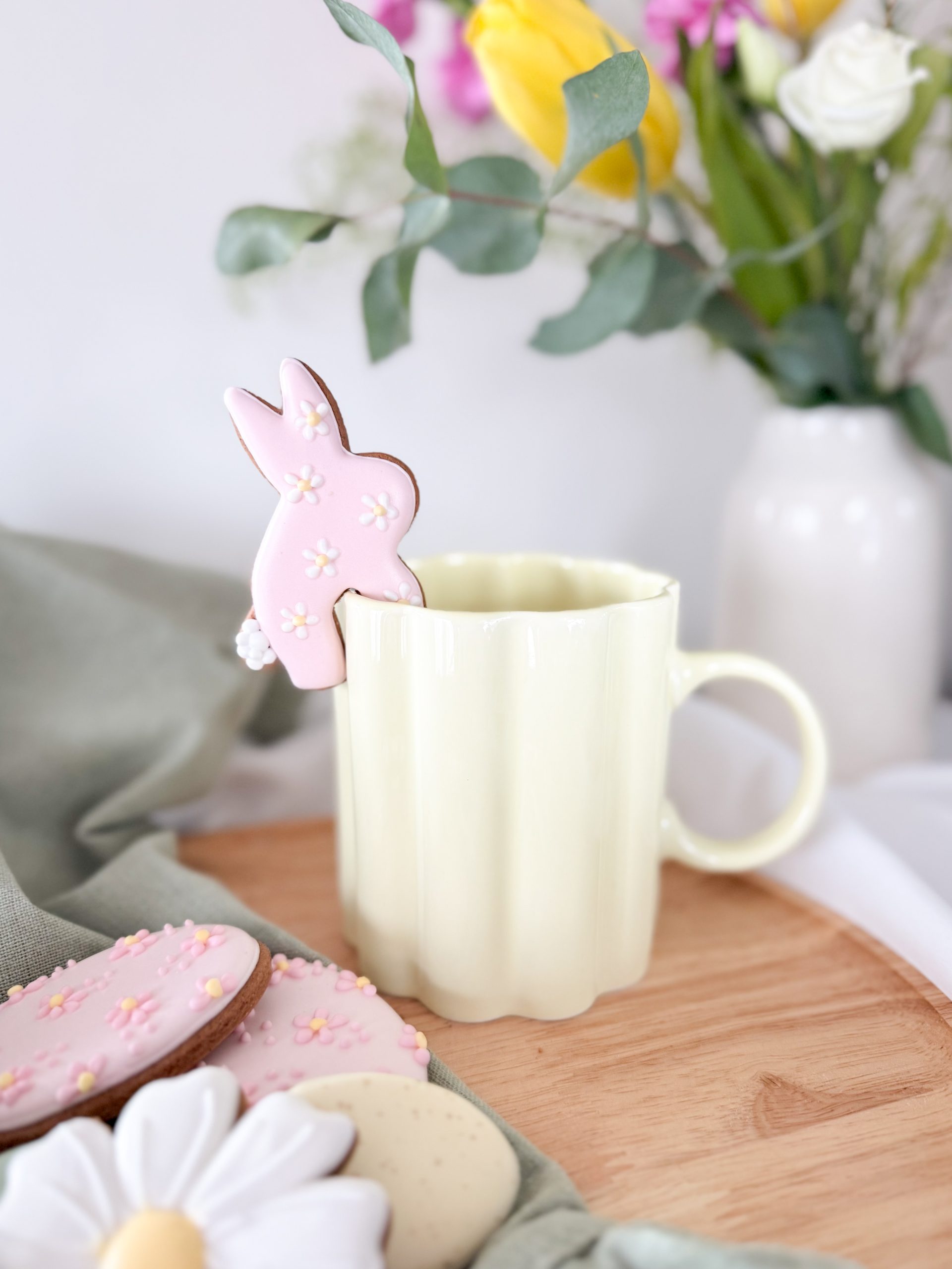 Zajączek w stokrotki (wybór koloru)